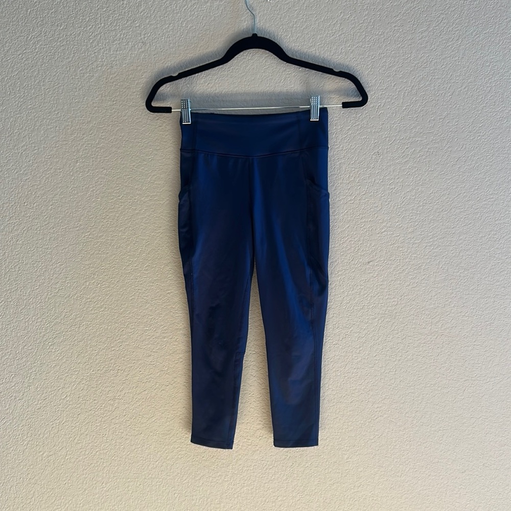 Bcg girls navy blue leggings